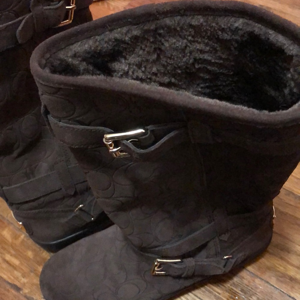 coach winter boots w/ box:) - Picture 5 of 6